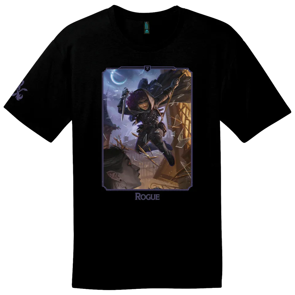 ultra-pro-dungeons-dragons-rogue-class-t-shirt image 1