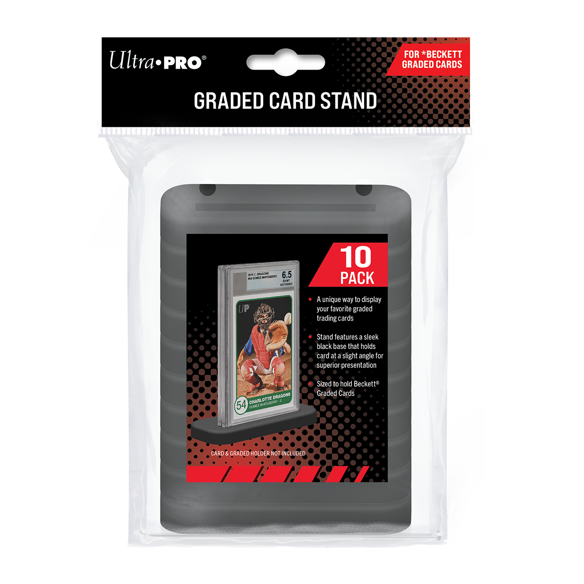 ultra-pro-beckett-graded-card-stands-kartenst-nder-10er-pack-f-r-grading-slabs image 1