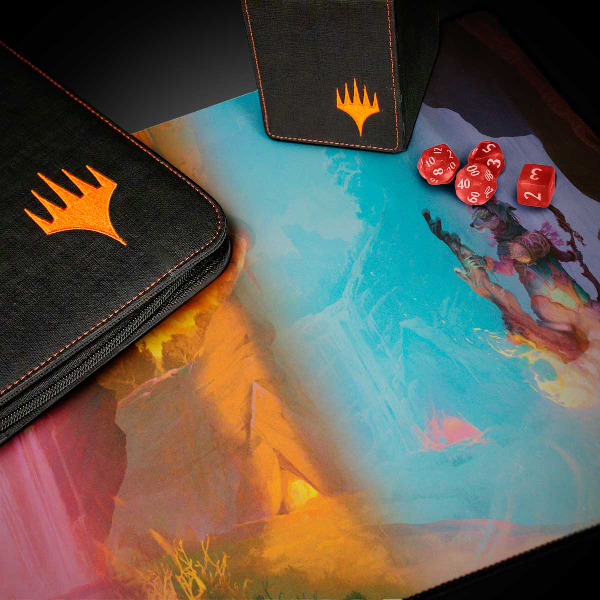 ultra-pro-bloomburrow-season-lands-mountain-four-seasons-standard-gaming-playmat image 3