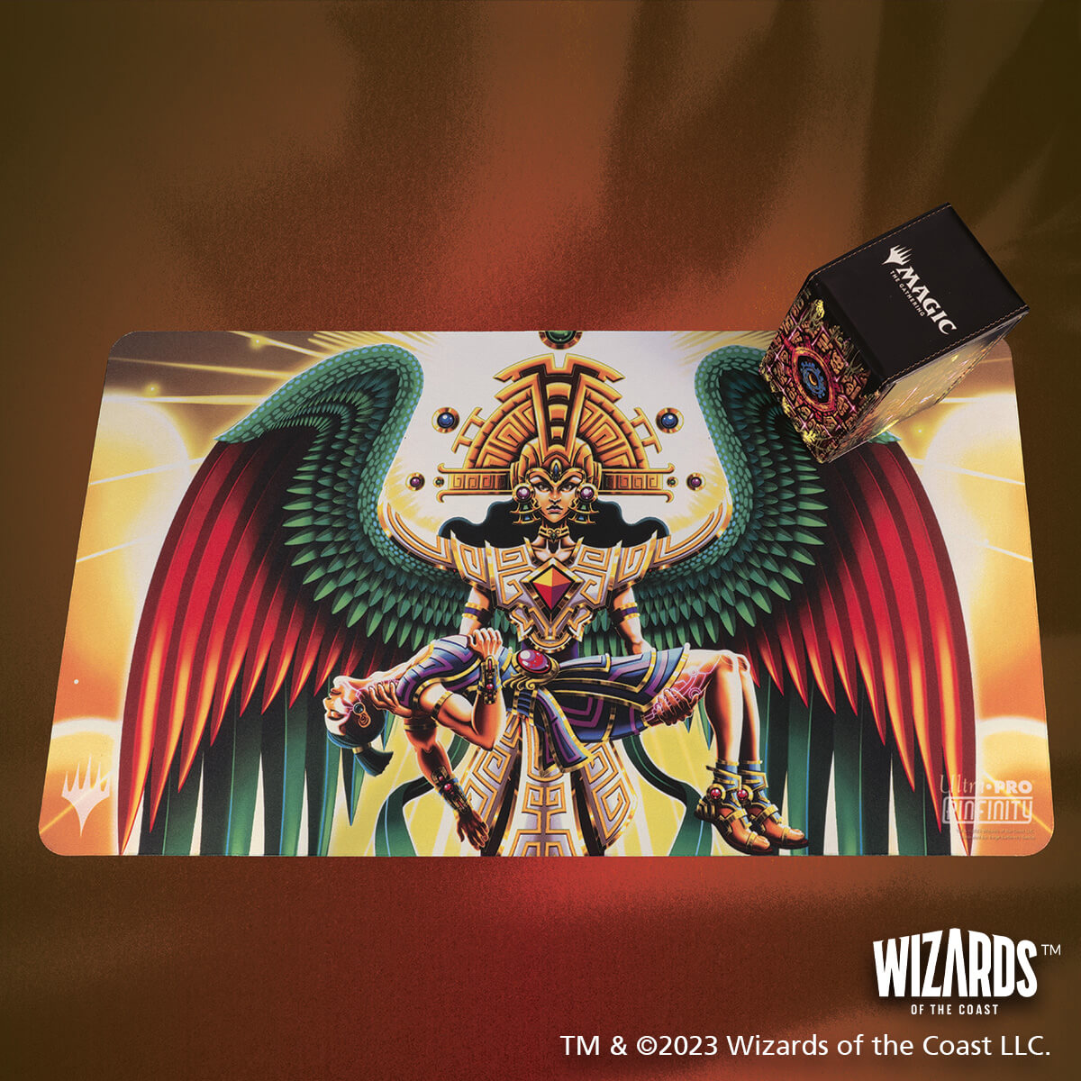 ultra-pro-the-lost-caverns-of-ixalan-resplendent-angel-standard-gaming-playmat image 5
