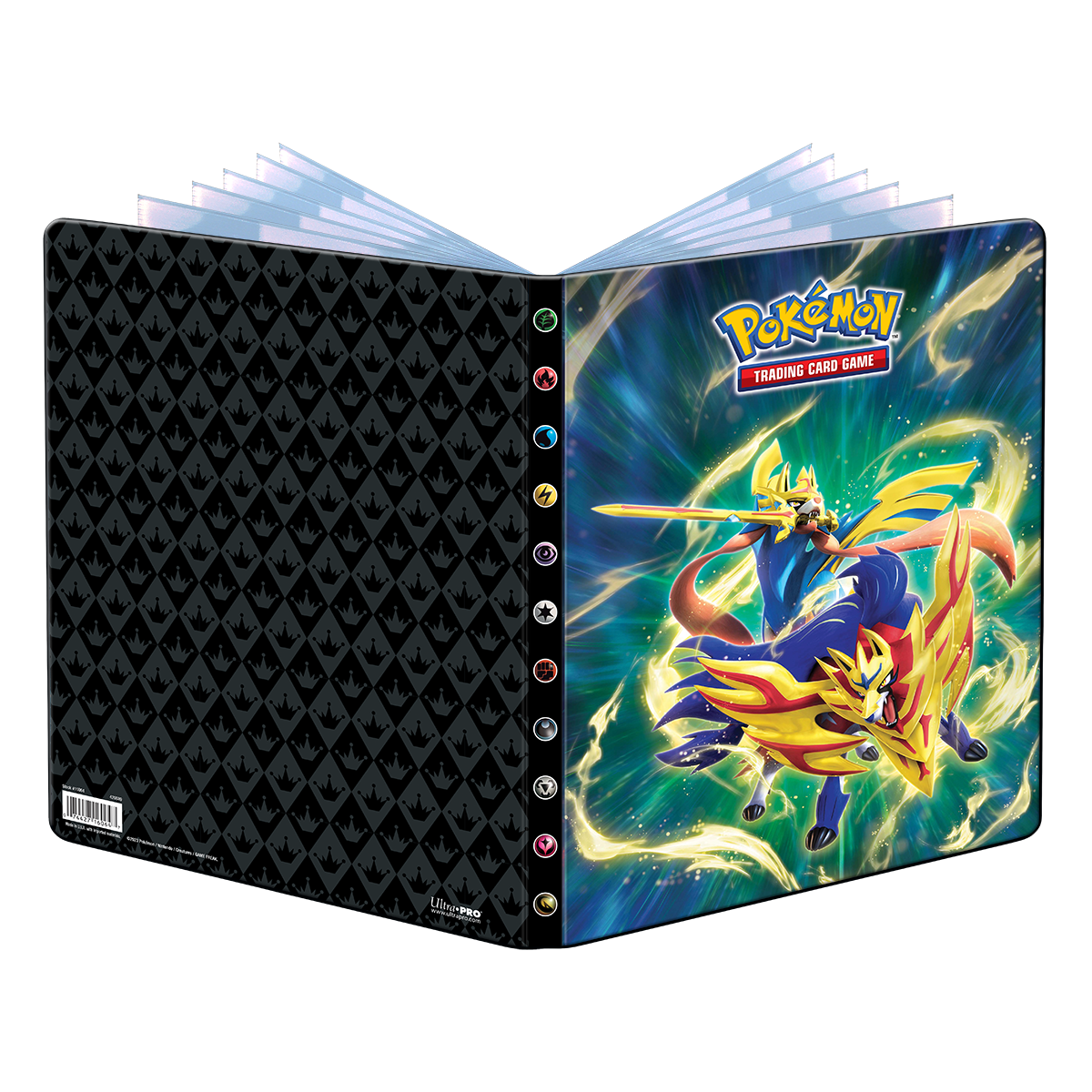 ultra-pro-pok-mon-sword-and-shield-zacian-zamazenta-9-pocket-portfolio image 1