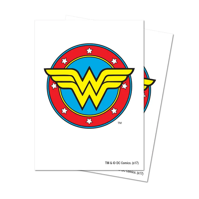 ultra-pro-wonder-woman-deck-protector-sleeves-65ct-standard-justice-league image 1