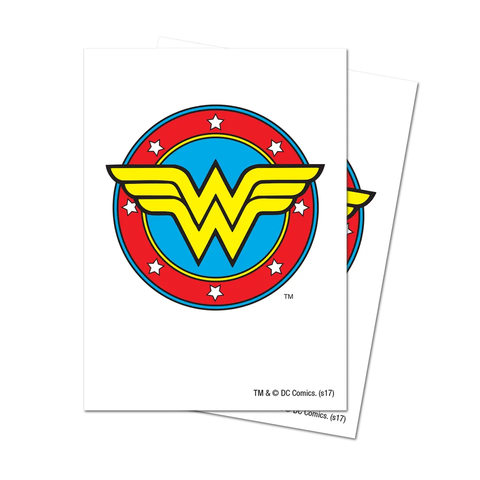 ultra-pro-wonder-woman-deck-protector-sleeves-65ct-standard-justice-league image 1