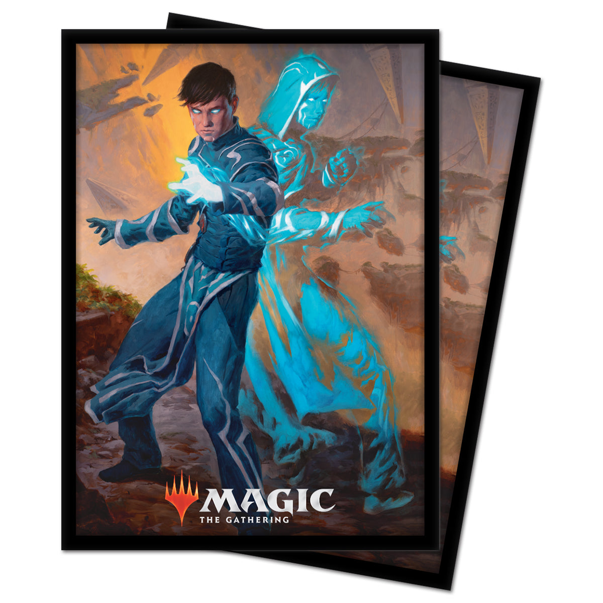 ultra-pro-deck-protector-sleeves-zendikar-rising-jace-mirror-mage-100-matte-h-ll image 1