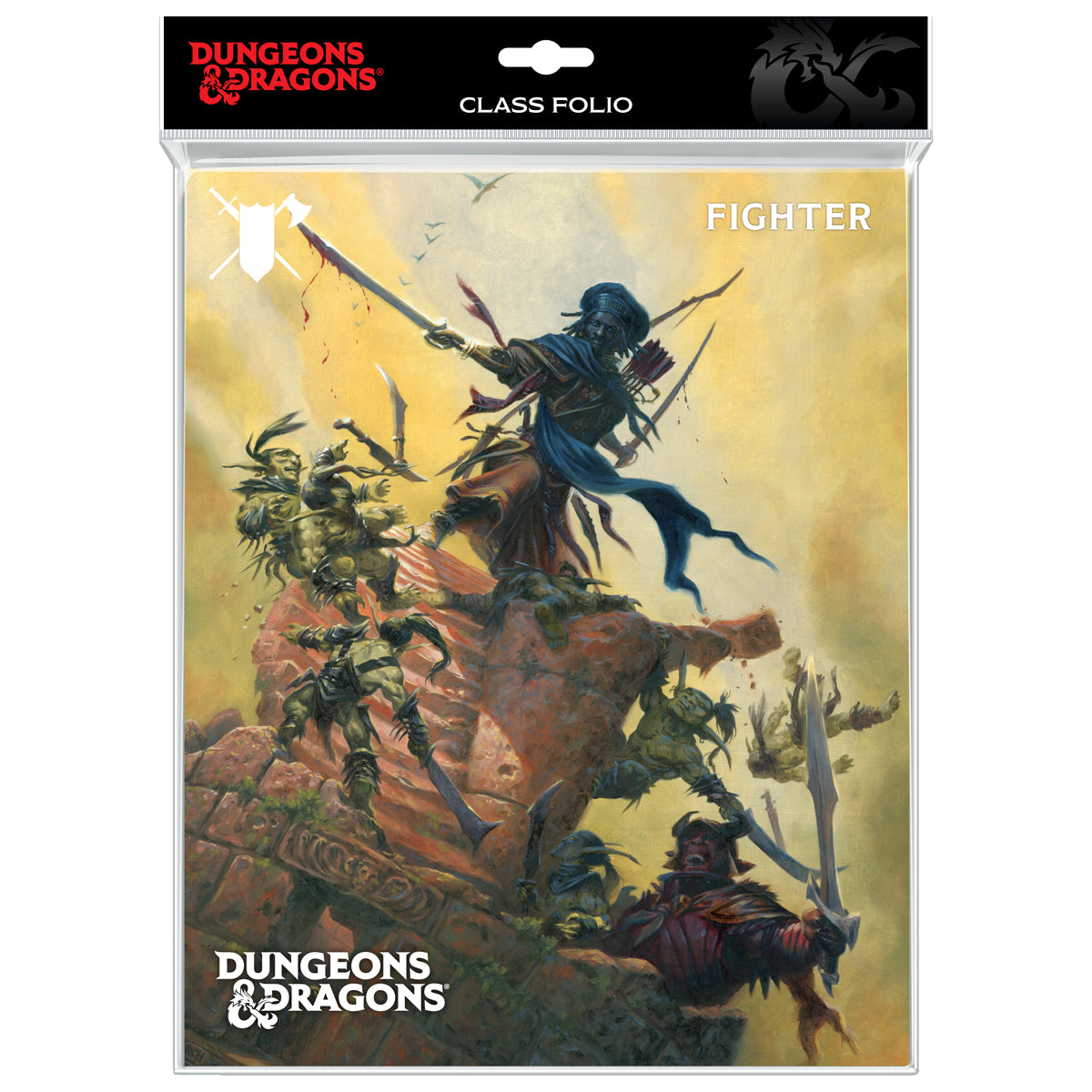 ultra-pro-dungeons-dragons-fighter-class-folio-mit-stickern image 3