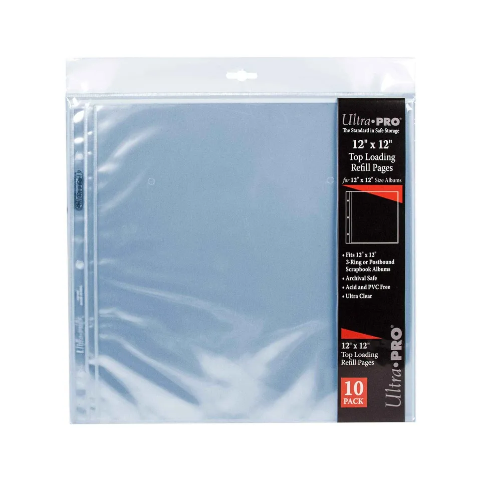 ultra-pro-clear-sheet-protector-pages-10ct-12-x-12-f-r-scrapbook-alben image 1