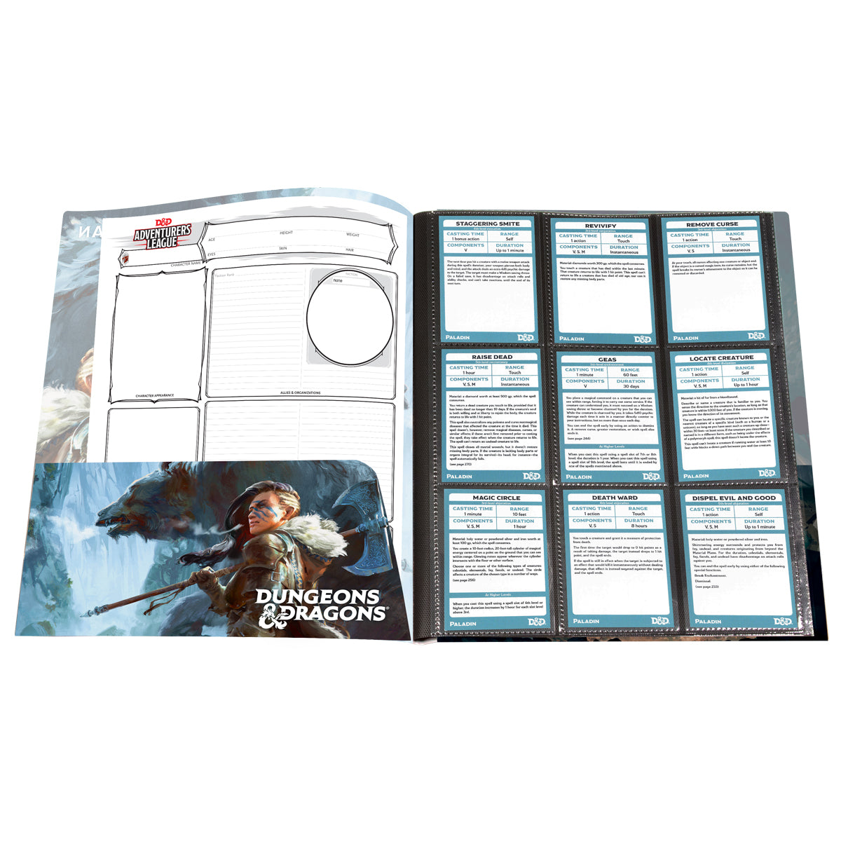 ultra-pro-dungeons-dragons-barbarian-class-folio-mappe-mit-stickern image 2