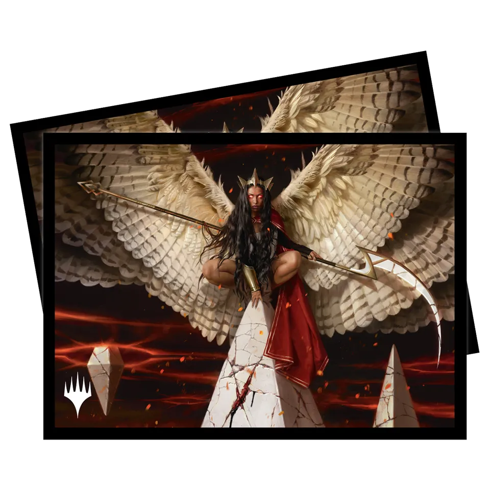 ultra-pro-march-of-the-machine-kasla-the-broken-halo-standard-deck-protector-sle image 1