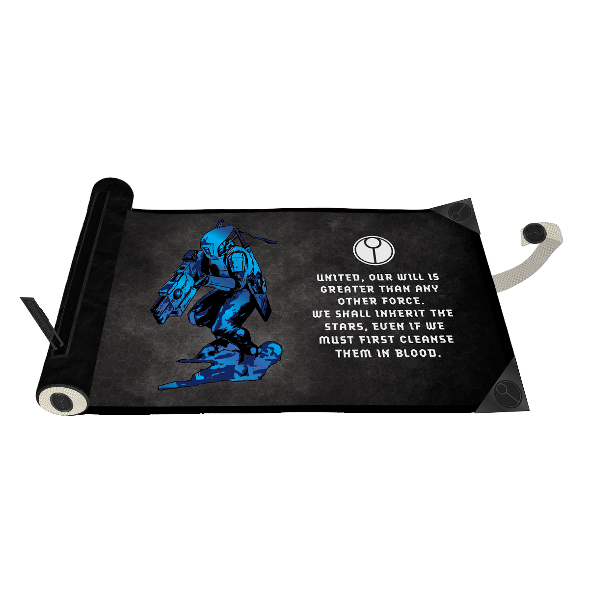 ultra-pro-t-au-empire-premium-foil-dice-scroll-f-r-warhammer-40-000-dice-bag-w-r image 1