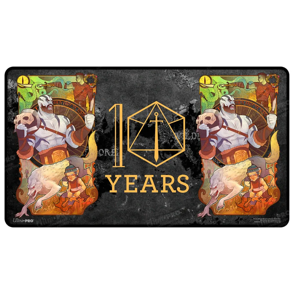 ultra-pro-critical-role-10-year-anniversary-stitched-edge-playmat-travis-willing image 1