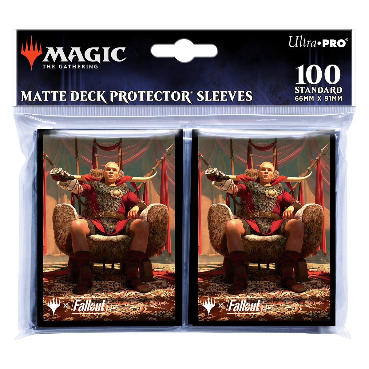 ultra-pro-fallout-caesar-legion-s-emperor-deck-protector-sleeves-100ct-f-r-magic image 2