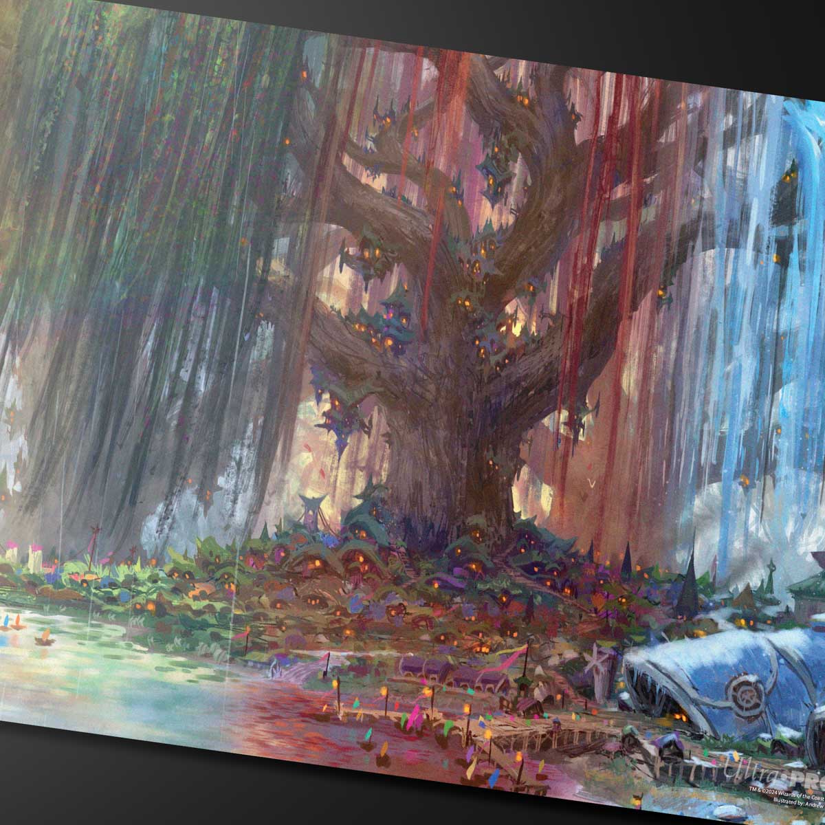ultra-pro-ar-enhanced-playmat-bloomburrow-three-tree-city-four-seasons-f-r-magic image 2