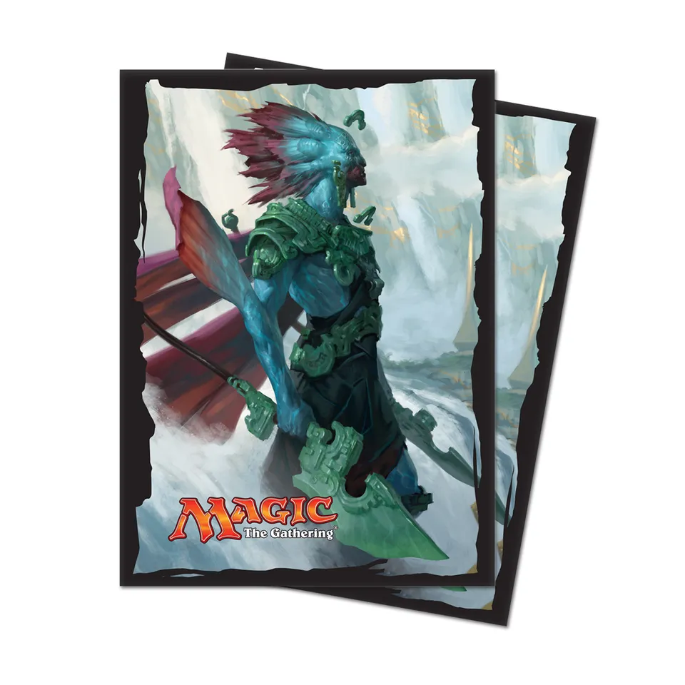 ultra-pro-rivals-of-ixalan-kumena-tyrant-of-orazca-standard-deck-protector-sleev image 1