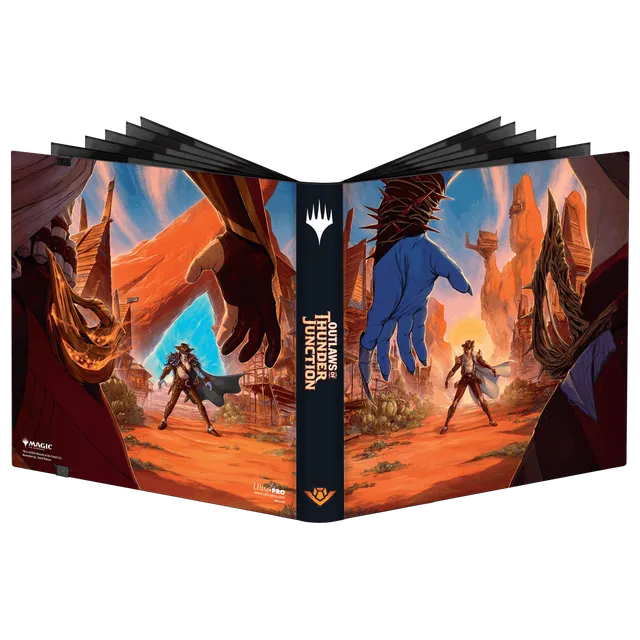 ultra-pro-12-pocket-pro-binder-outlaws-of-thunder-junction-oko-und-kellan-mtg image 1