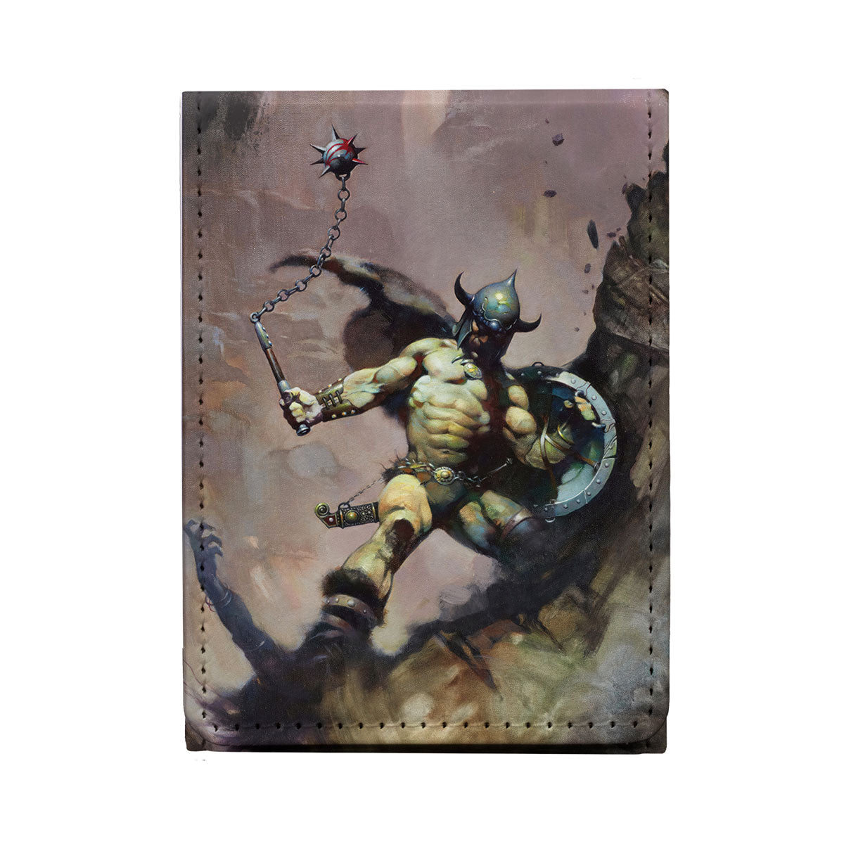 ultra-pro-frank-frazetta-warrior-with-ball-and-chain-alcove-flip-deck-box-f-r-10 image 4