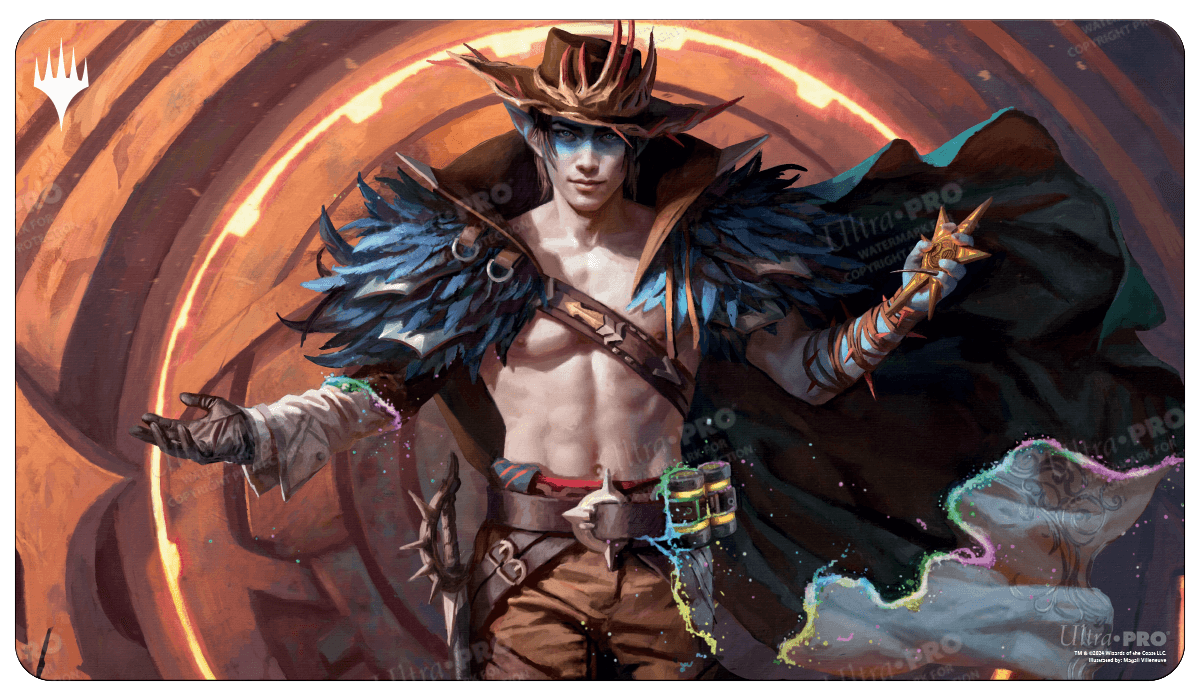 ultra-pro-outlaws-of-thunder-junction-oko-the-ringleader-standard-gaming-playmat image 1