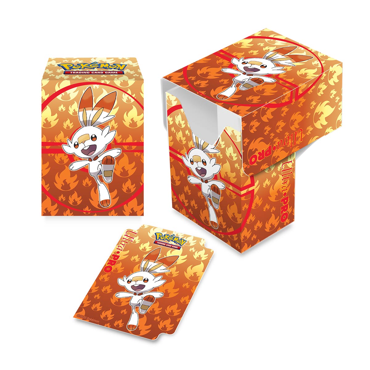 ultra-pro-pokemon-sword-and-shield-galar-scorbunny-full-view-deck-box image 1