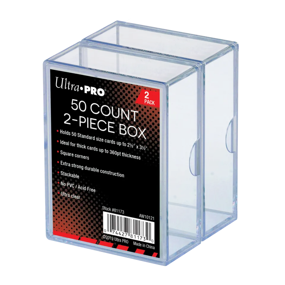 ultra-pro-2-piece-50-count-clear-card-boxes-2ct image 1