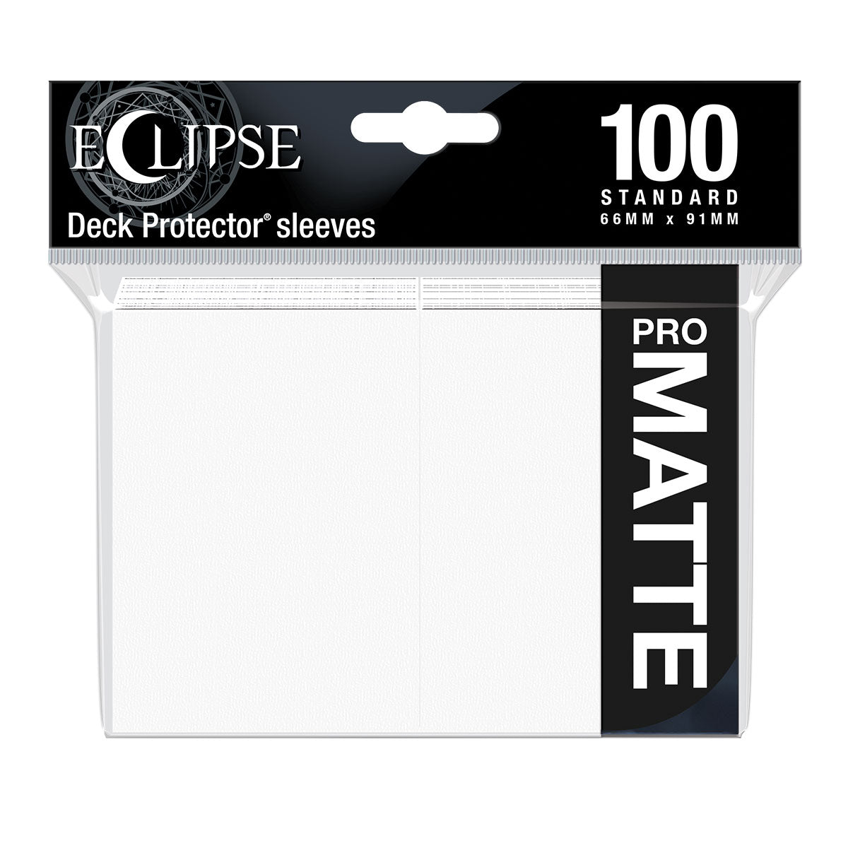 ultra-pro-eclipse-matte-standard-deck-protector-sleeves-100ct-arctic-white image 1