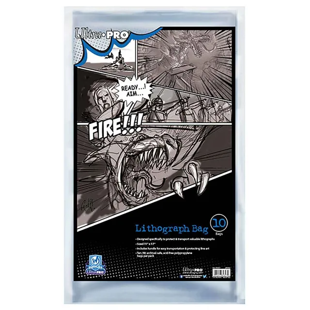 ultra-pro-lithograph-bags-10ct-11-x-17-zoll image 1