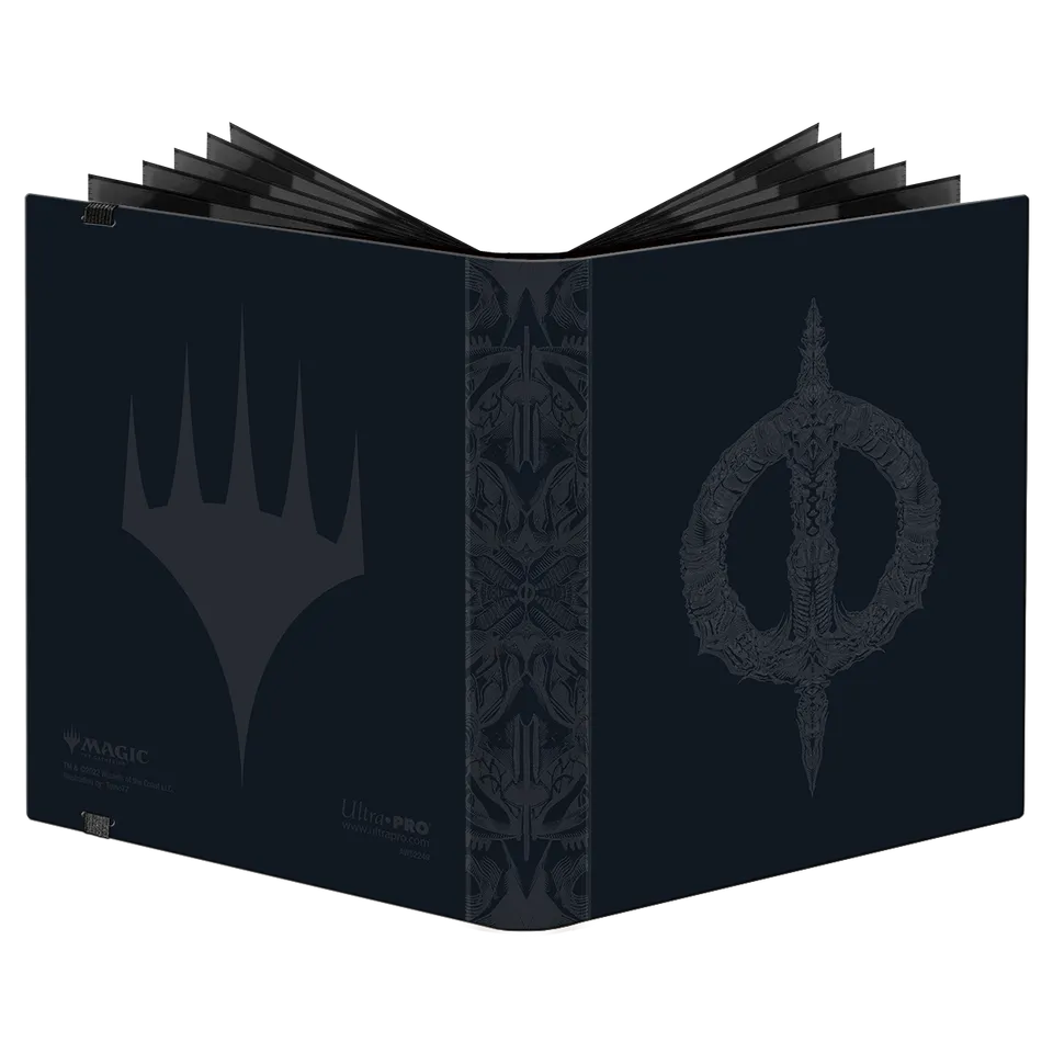 ultra-pro-phyrexia-all-will-be-one-phyrexian-ink-4-pocket-pro-binder-f-r-magic-t image 1