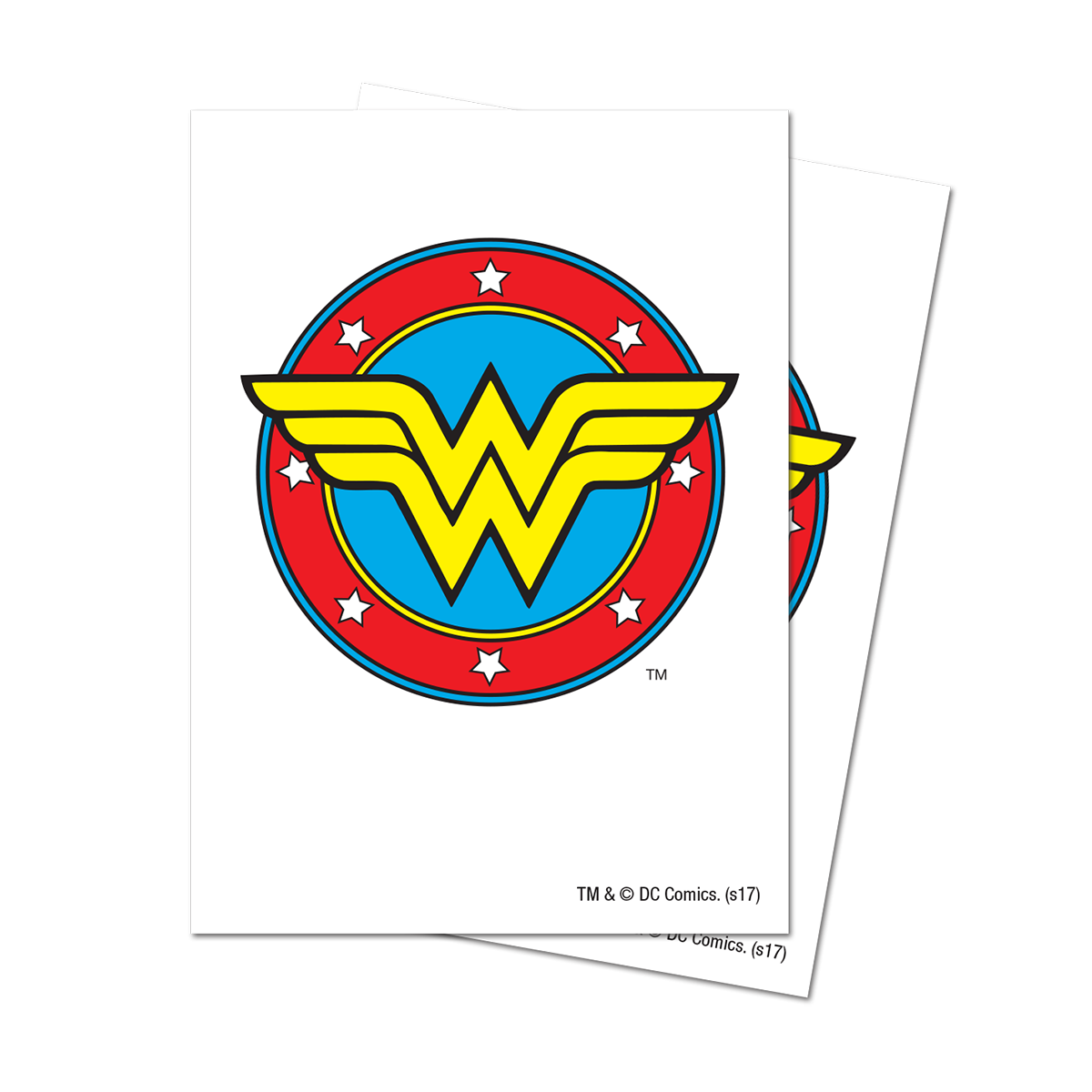 ultra-pro-wonder-woman-deck-protector-sleeves-65ct-standard-justice-league image 1