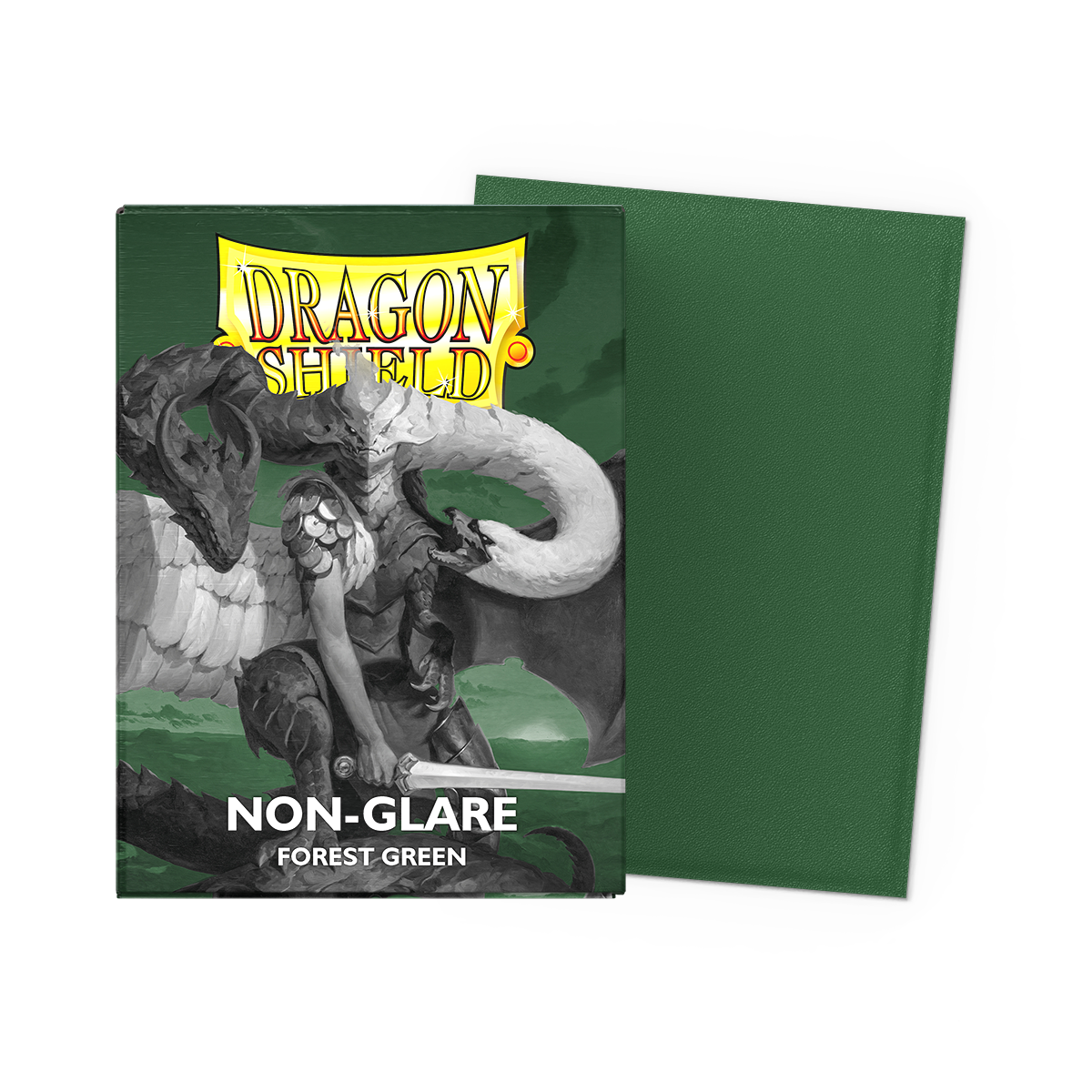 dragon-shield-forest-green-non-glare-matte-sleeves-standard-size image 1