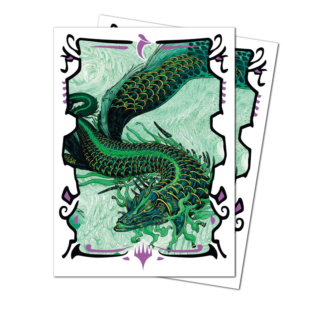 ultra-pro-tarkir-dragonstorm-teval-arbiter-of-virtue-105ct-apex-sleeves-f-r-magi image 1