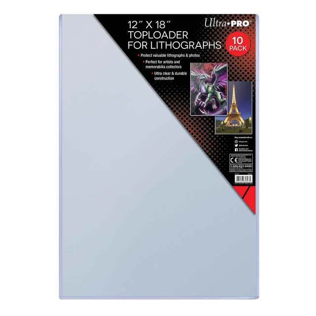 ultra-pro-12-x-18-lithograph-toploader-h-llen-10ct-starr image 1