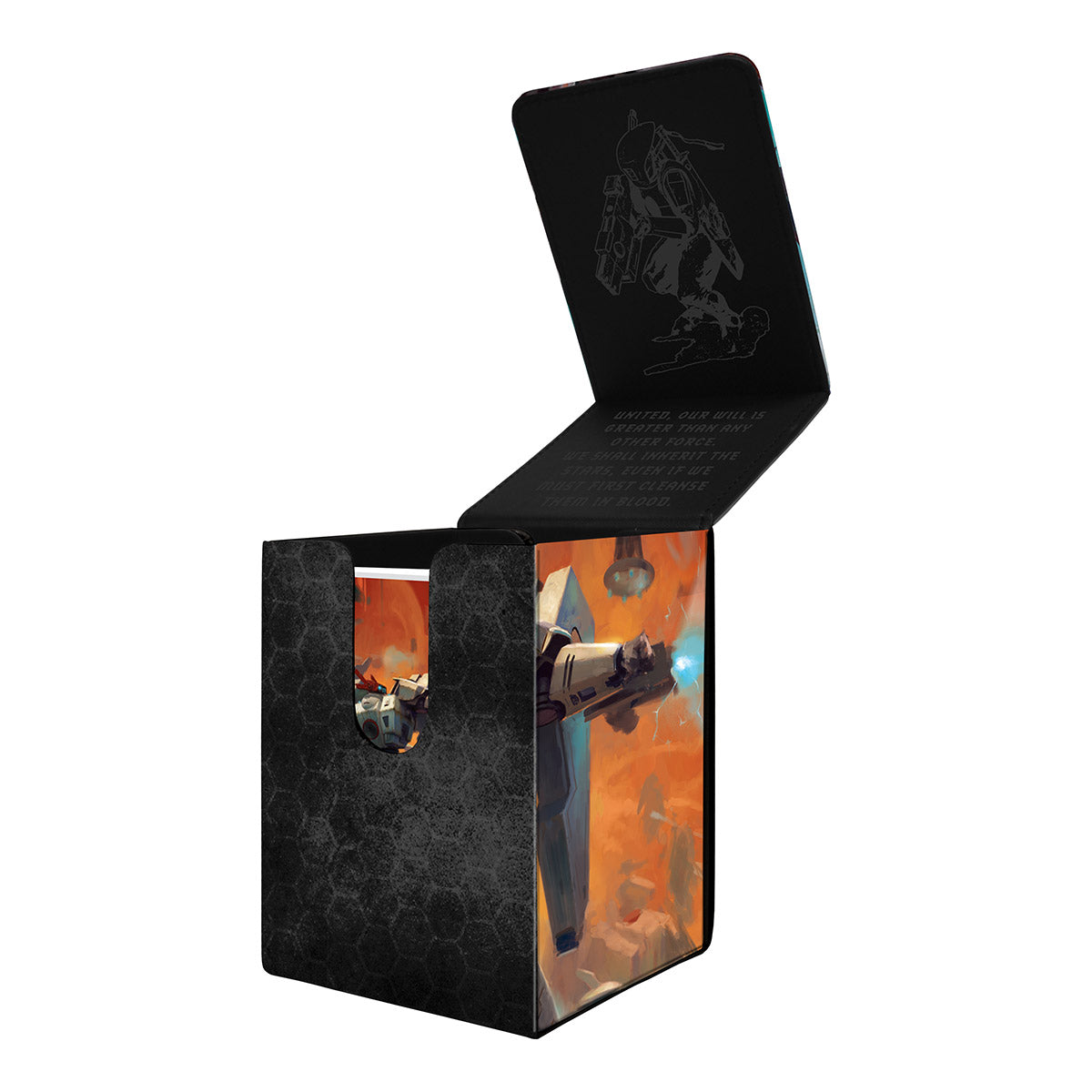 ultra-pro-t-au-empire-alcove-flip-deck-box-f-r-warhammer-40-000 image 2