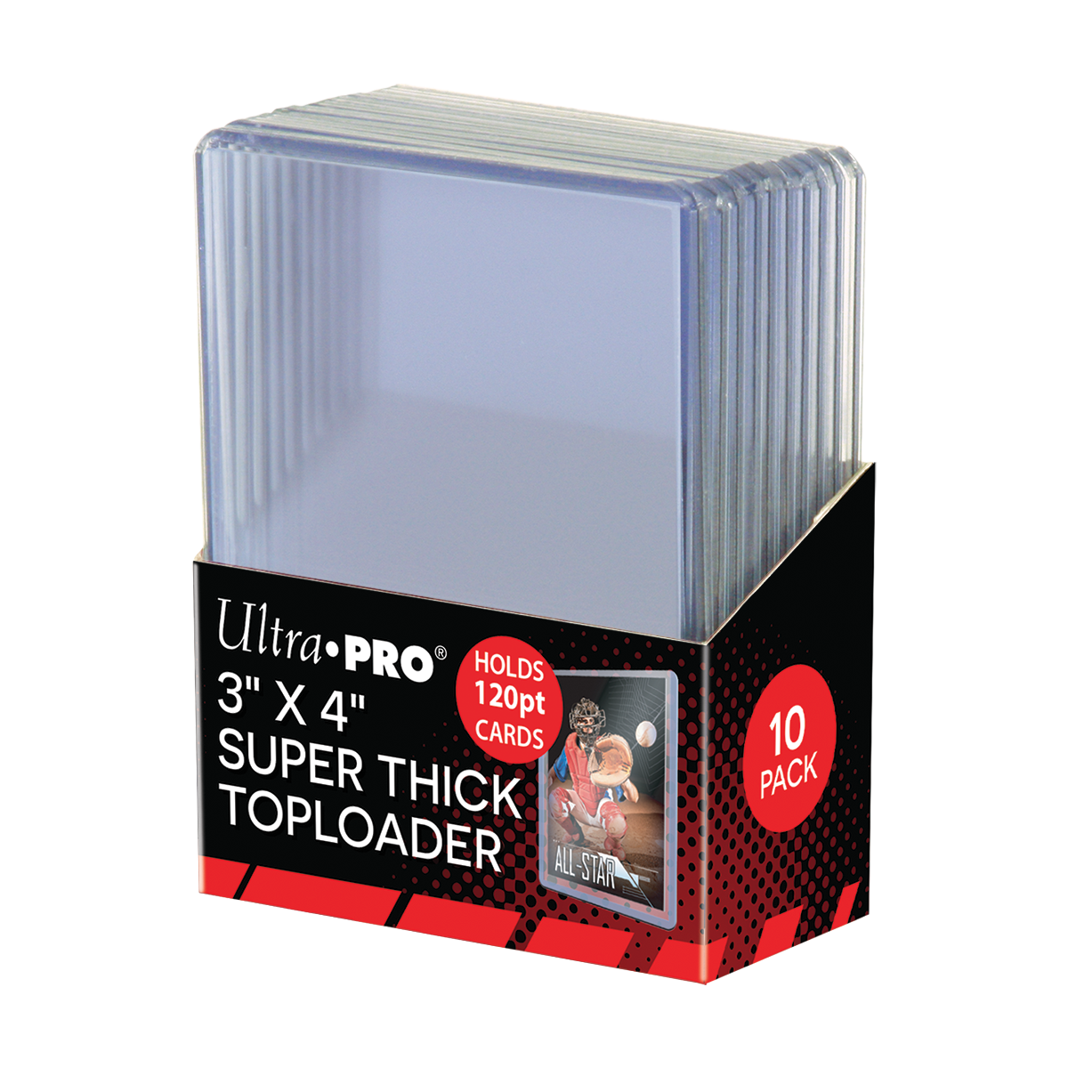 ultra-pro-super-thick-120pt-toploader-3-x-4-clear-10ct image 1