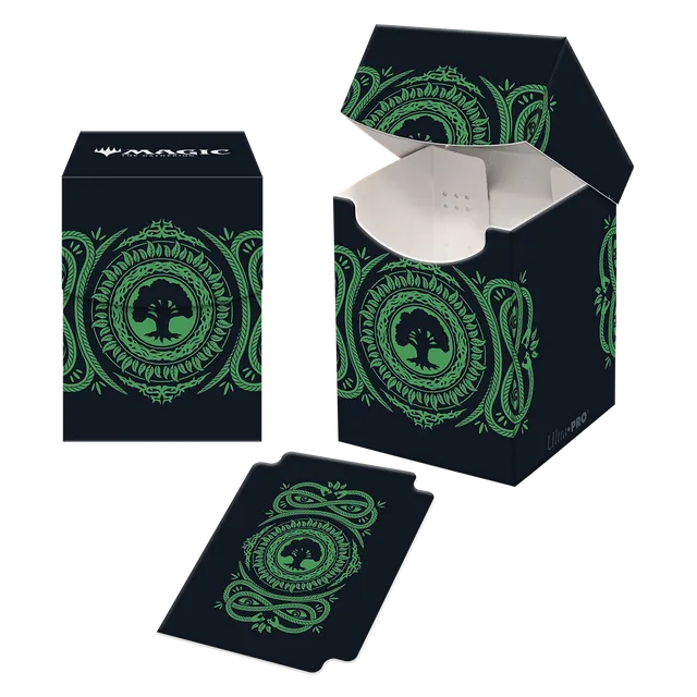 ultra-pro-magic-the-gathering-mana-7-forest-100-deck-box-gr-n image 1