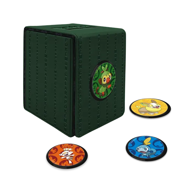 ultra-pro-galar-alcove-click-deck-box-f-r-pok-mon-mit-4-badges image 1