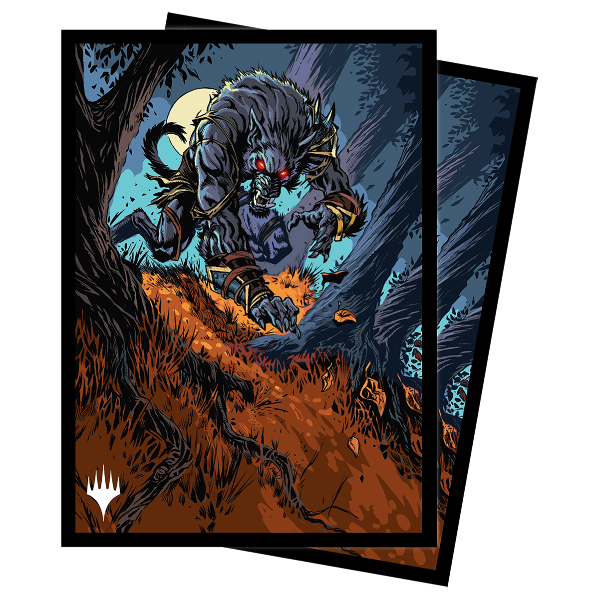 ultra-pro-magic-innistrad-midnight-hunt-moonrage-brute-deck-protector-sleeves-10 image 1