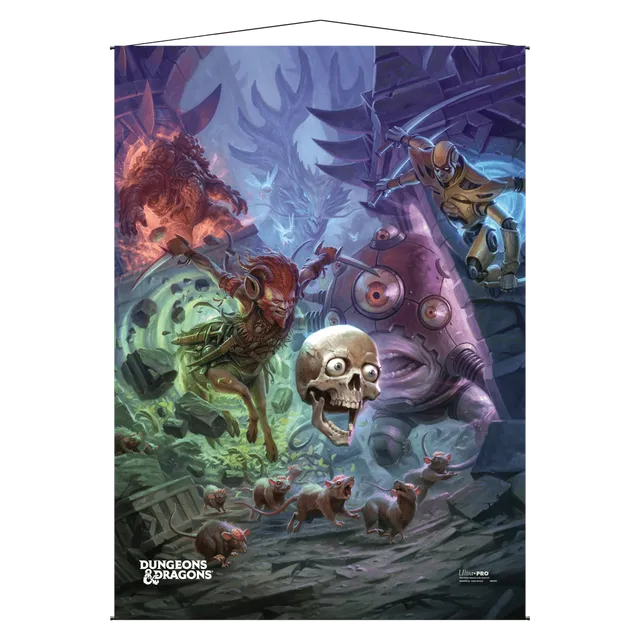 ultra-pro-planescape-adventures-in-the-multiverse-wall-scroll-morte-s-planar-par image 1