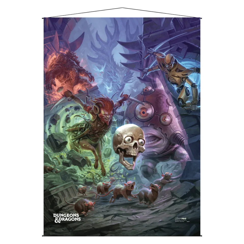 ultra-pro-planescape-adventures-in-the-multiverse-wall-scroll-morte-s-planar-par image 1