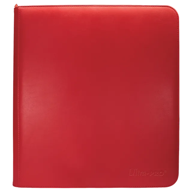 ultra-pro-vivid-12-pocket-zippered-pro-binder-album-rot-f-r-480-karten image 1