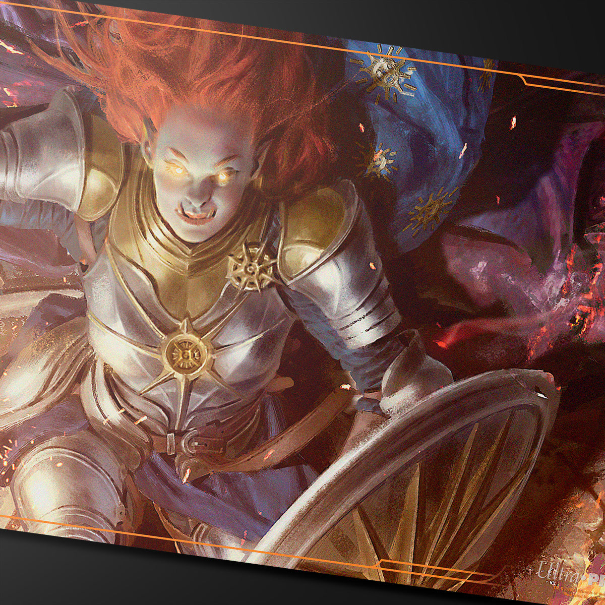 ultra-pro-dungeons-dragons-paladin-playmat-character-class-series-24-x-13-5 image 2