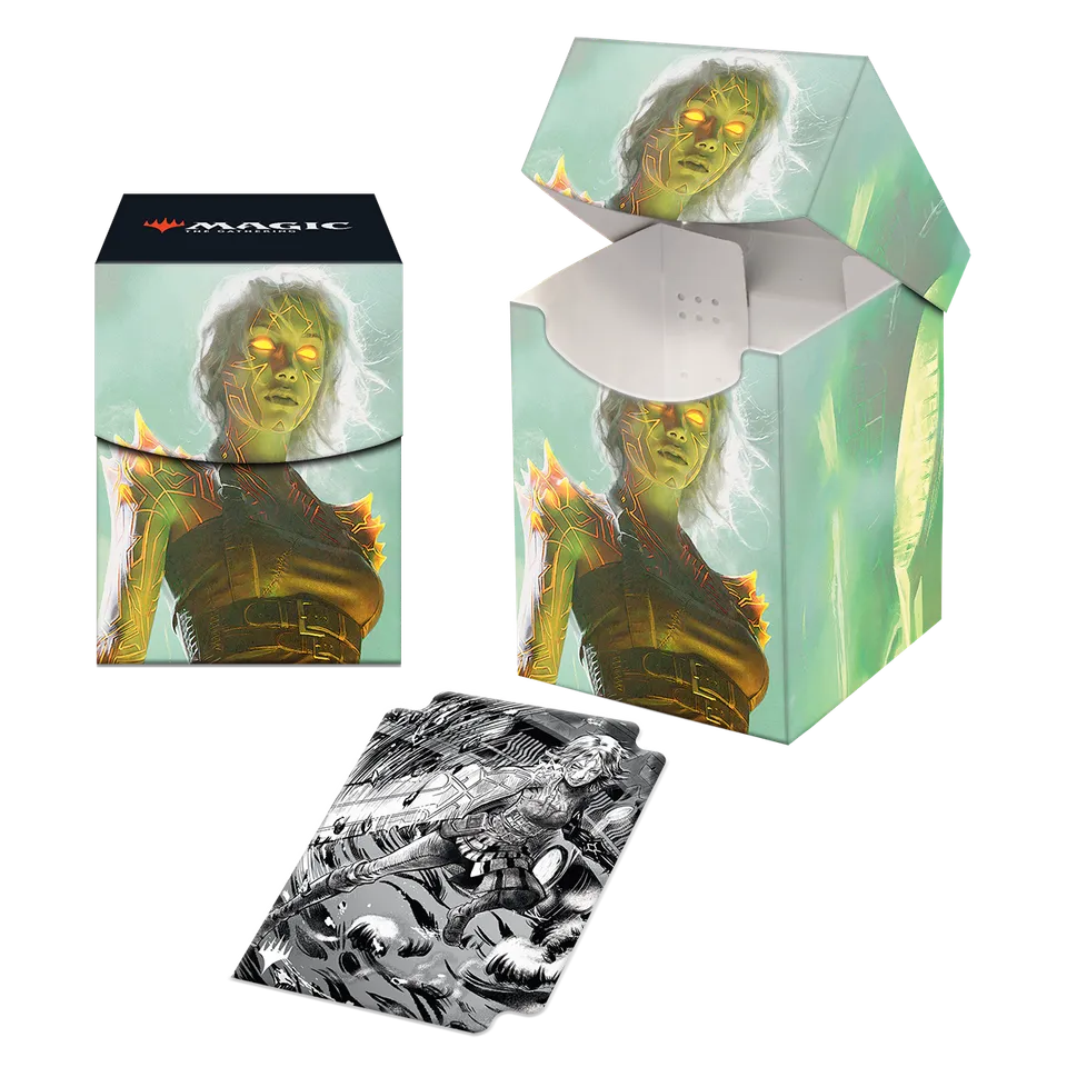 ultra-pro-phyrexia-all-will-be-one-nahiri-the-unforgiving-100-deck-box-f-r-magic image 1
