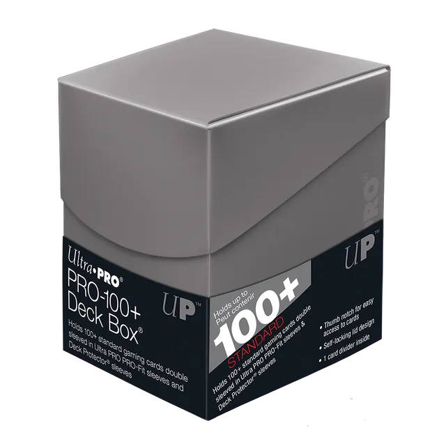 ultra-pro-eclipse-pro-100-deck-box-smoke-grey image 1
