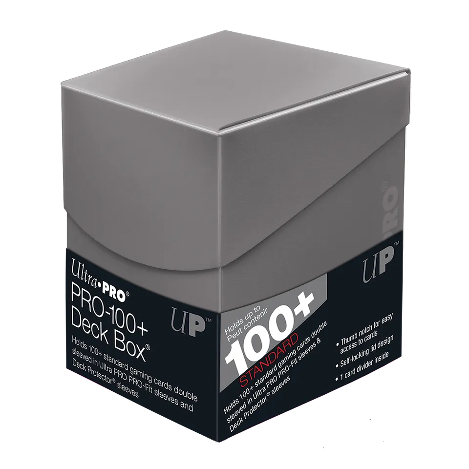 ultra-pro-eclipse-pro-100-deck-box-smoke-grey image 1