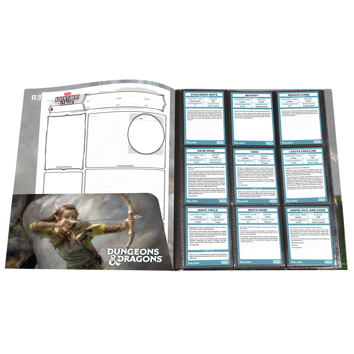 ultra-pro-dungeons-dragons-paladin-class-folio-mit-stickern image 2
