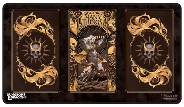 ultra-pro-deck-of-many-things-black-stitched-standard-gaming-playmat-f-r-dungeon image 1