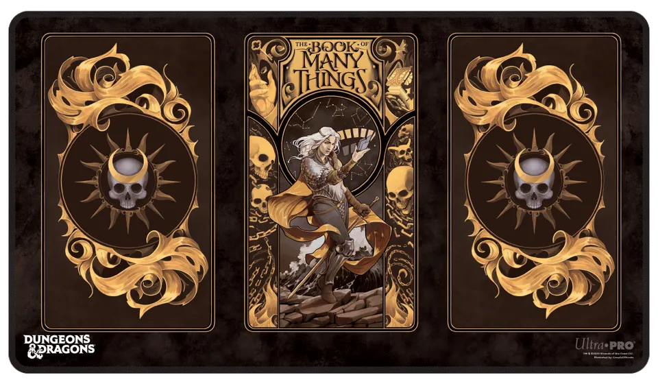 ultra-pro-deck-of-many-things-black-stitched-standard-gaming-playmat-f-r-dungeon image 1