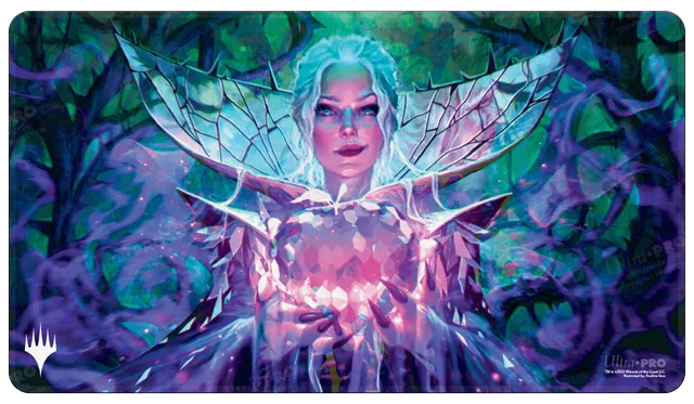 ultra-pro-holofoil-standard-gaming-playmat-wilds-of-eldraine-crystal-apple-ar-en image 1