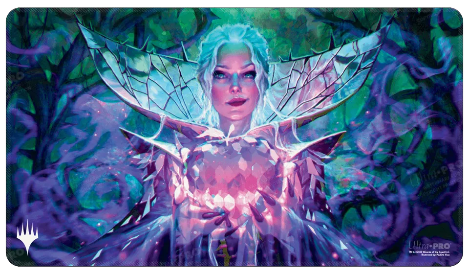ultra-pro-holofoil-standard-gaming-playmat-wilds-of-eldraine-crystal-apple-ar-en image 1