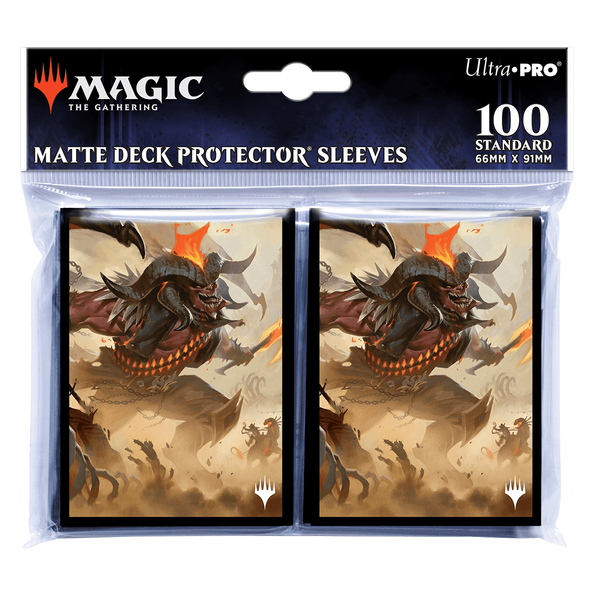 ultra-pro-outlaws-of-thunder-junction-rakdos-the-muscle-key-art-deck-protector-s image 2