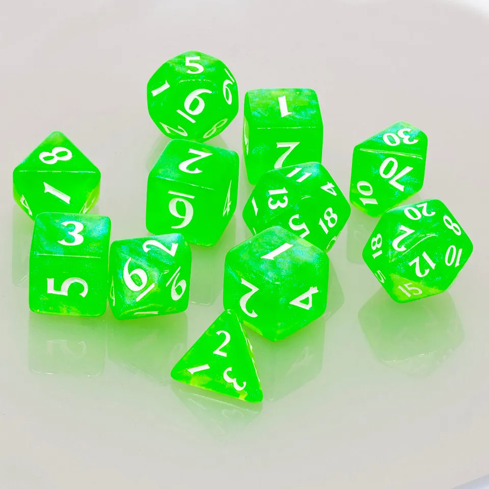 ultra-pro-eclipse-acrylic-rpg-w-rfelset-11ct-lime-green image 1