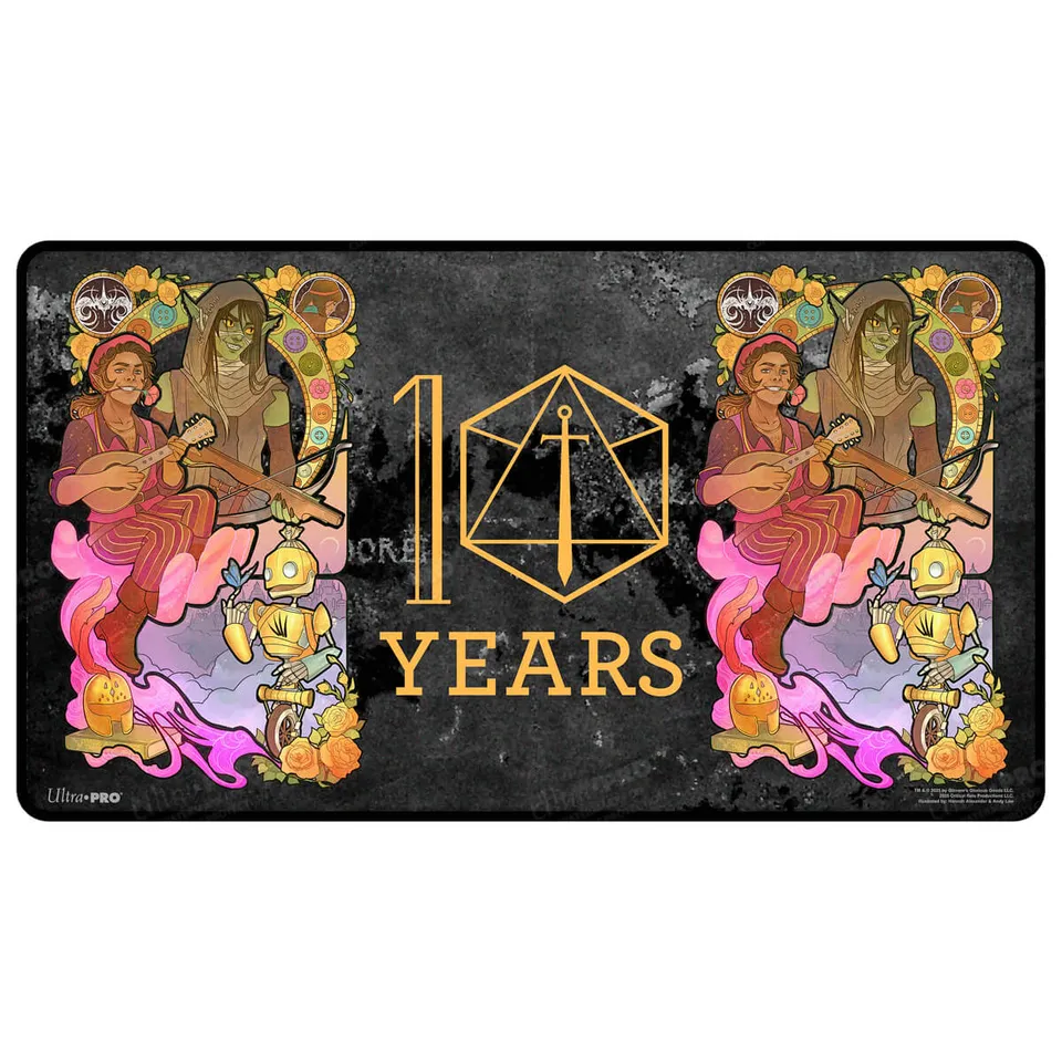 ultra-pro-critical-role-10-year-anniversary-stitched-edge-playmat-sam-riegel image 1