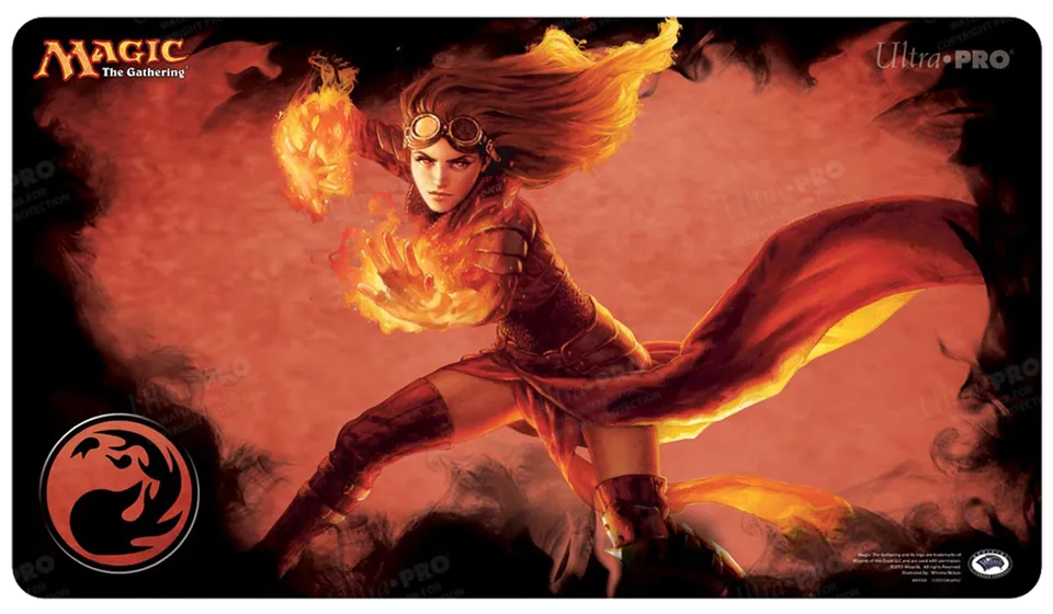 ultra-pro-mana-4-planeswalkers-chandra-standard-gaming-playmat-spielmatte-mtg image 1